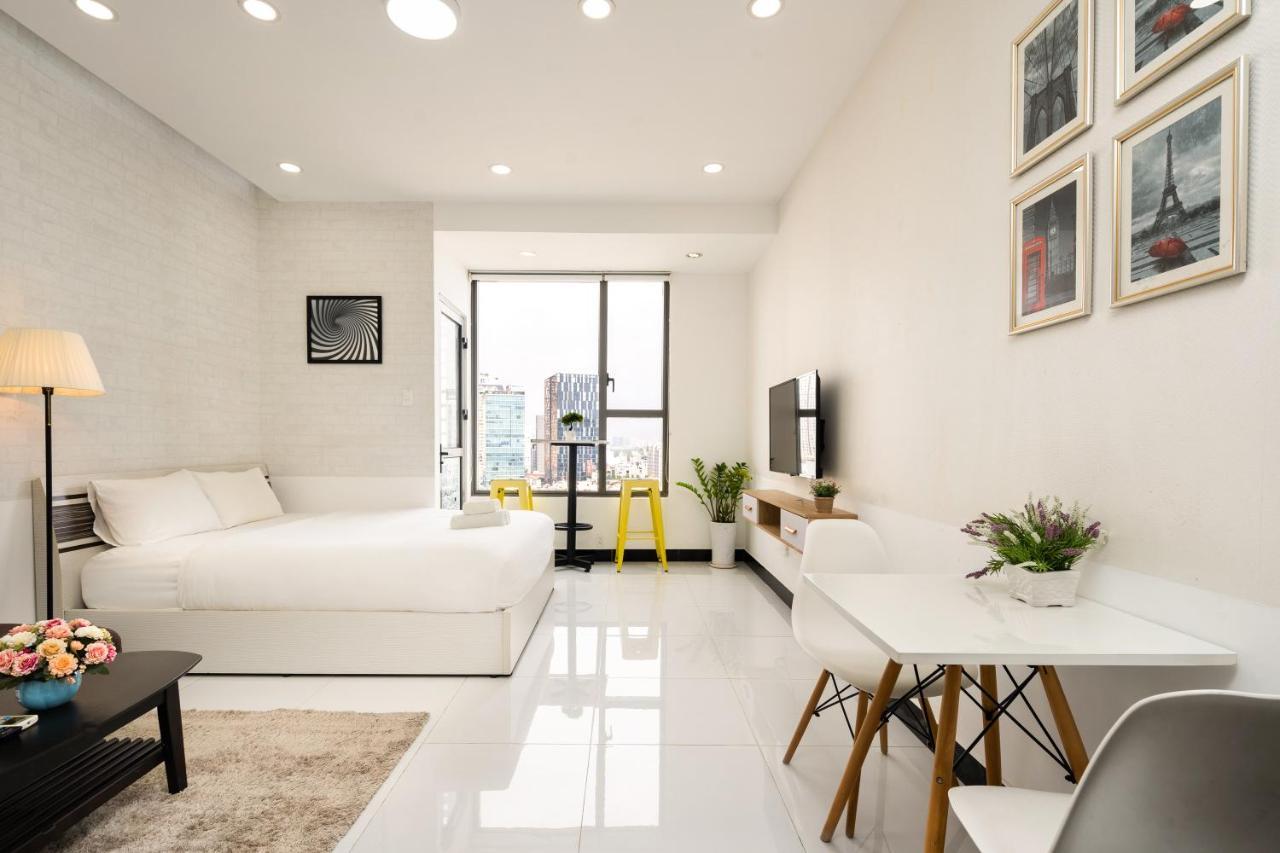 הו צ'י מין סיטי Chau Apartments - Infinity Pool- Ben Thanh מראה חיצוני תמונה