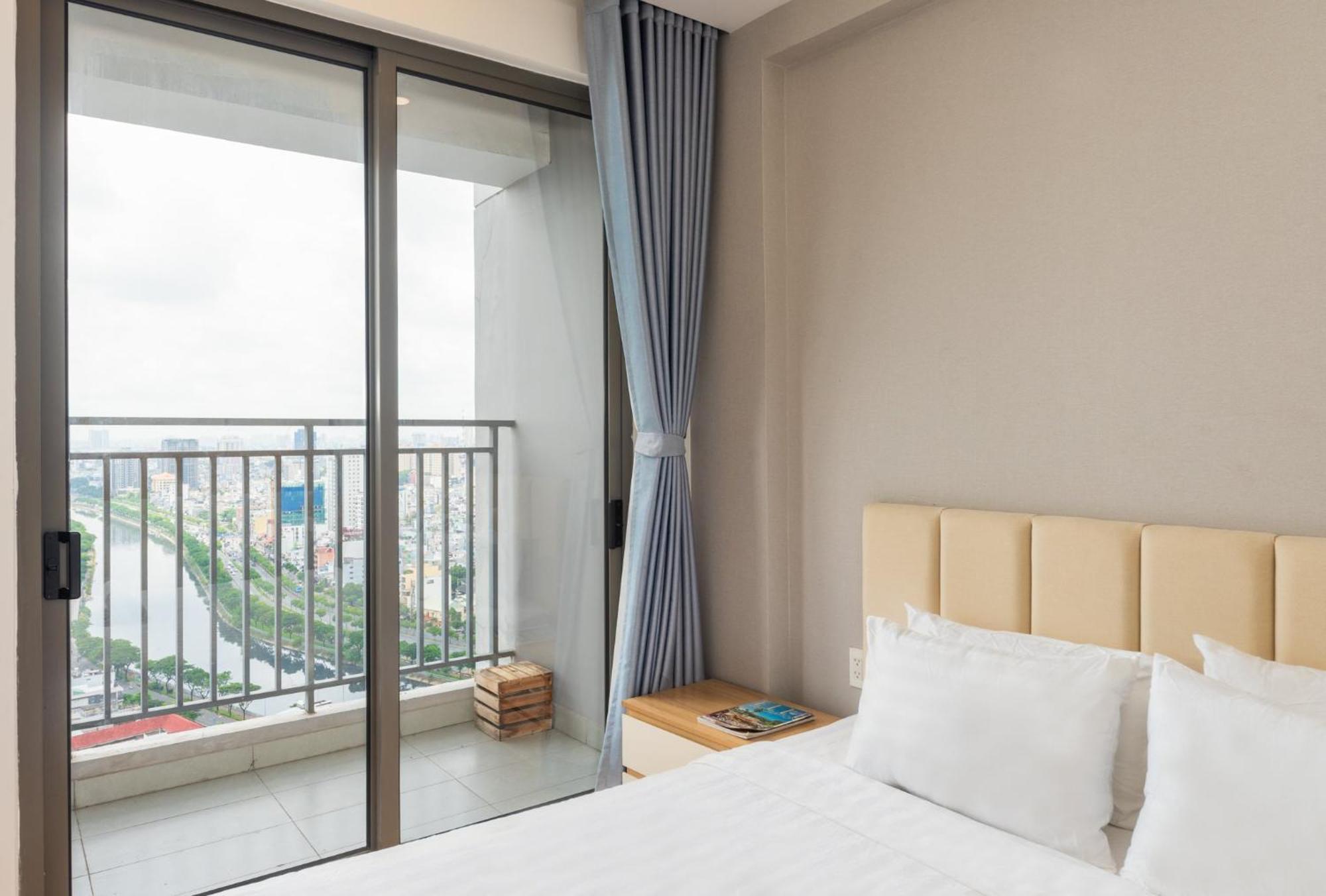 הו צ'י מין סיטי Chau Apartments - Infinity Pool- Ben Thanh מראה חיצוני תמונה
