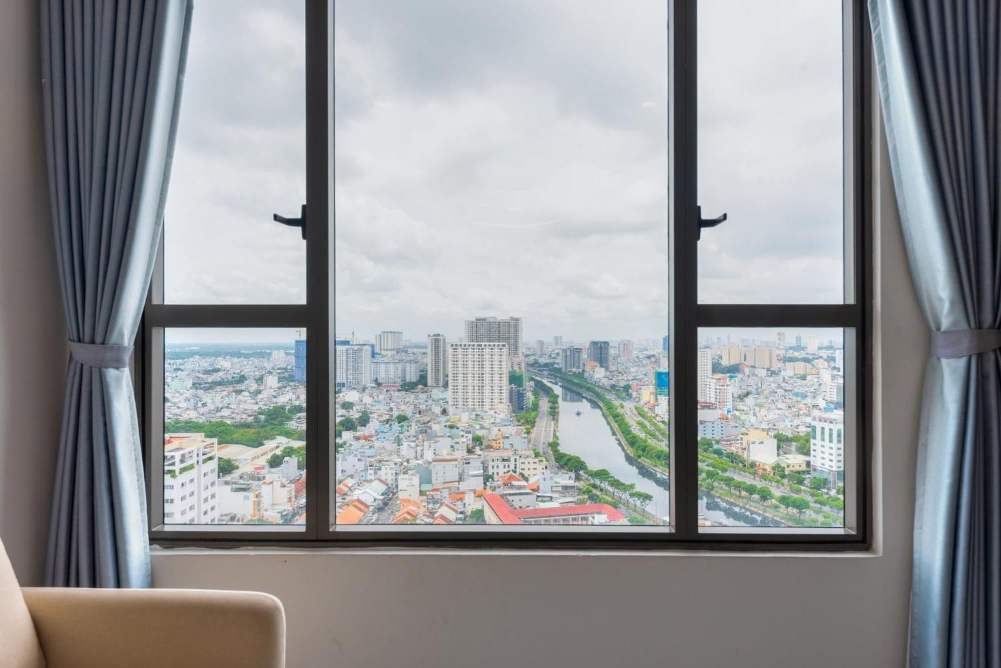 הו צ'י מין סיטי Chau Apartments - Infinity Pool- Ben Thanh מראה חיצוני תמונה