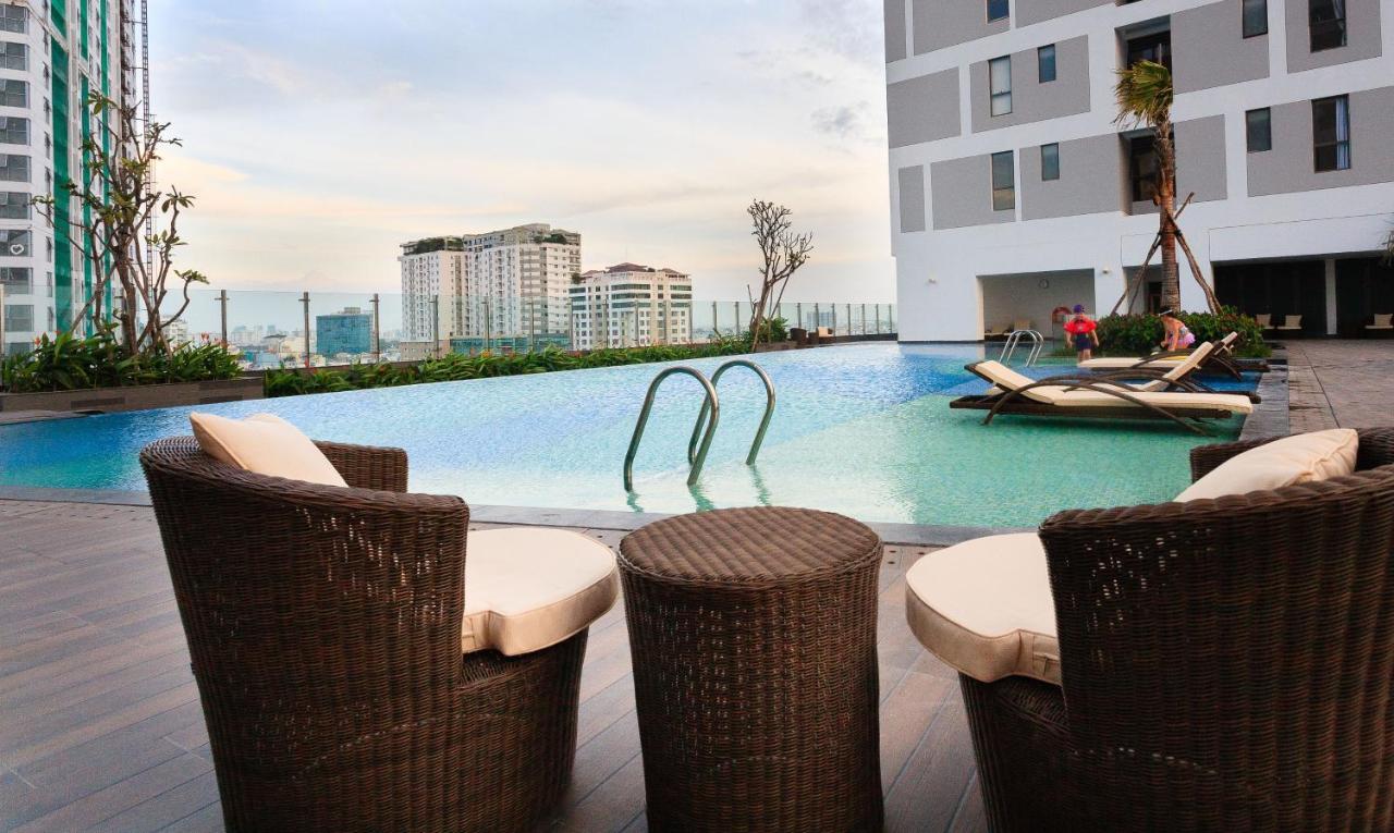 הו צ'י מין סיטי Chau Apartments - Infinity Pool- Ben Thanh מראה חיצוני תמונה