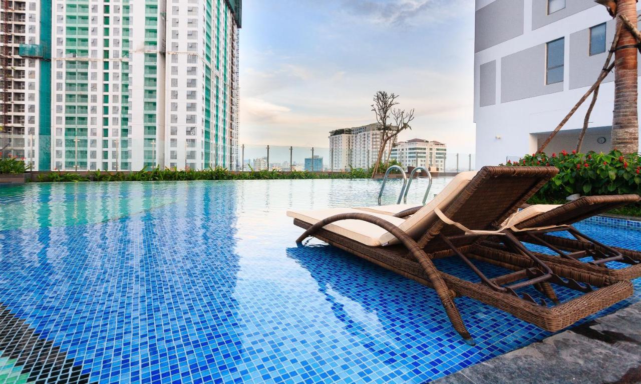 הו צ'י מין סיטי Chau Apartments - Infinity Pool- Ben Thanh מראה חיצוני תמונה